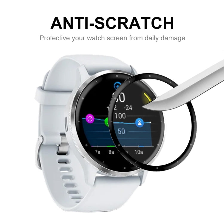 Compatible with Garmin Venu 3 5pcs ENKAY 3D Full Coverage Soft PC Edge + PMMA HD Screen Protector Film - Screen Protector by ENKAY | Online Shopping South Africa | PMC Jewellery | Buy Now Pay Later Mobicred