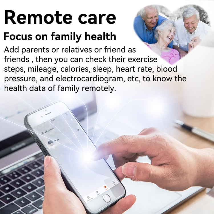 KS05 1.32 inch IP67 Waterproof Color Screen Smart Watch,Support Blood Oxygen / Blood Glucose / Blood Lipid Monitoring(Black) - Smart Watches by PMC TechLife | Online Shopping South Africa | PMC TechLife | Buy Now Pay Later Mobicred