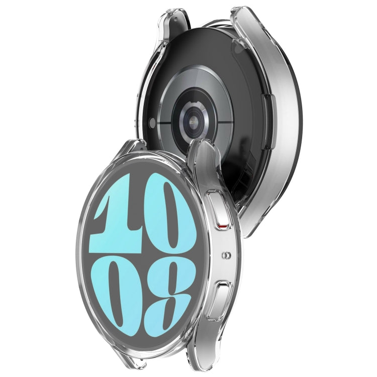 For Samsung Galaxy Watch 6 44mm Fully Enclosed TPU Watch Protective Case(Black)