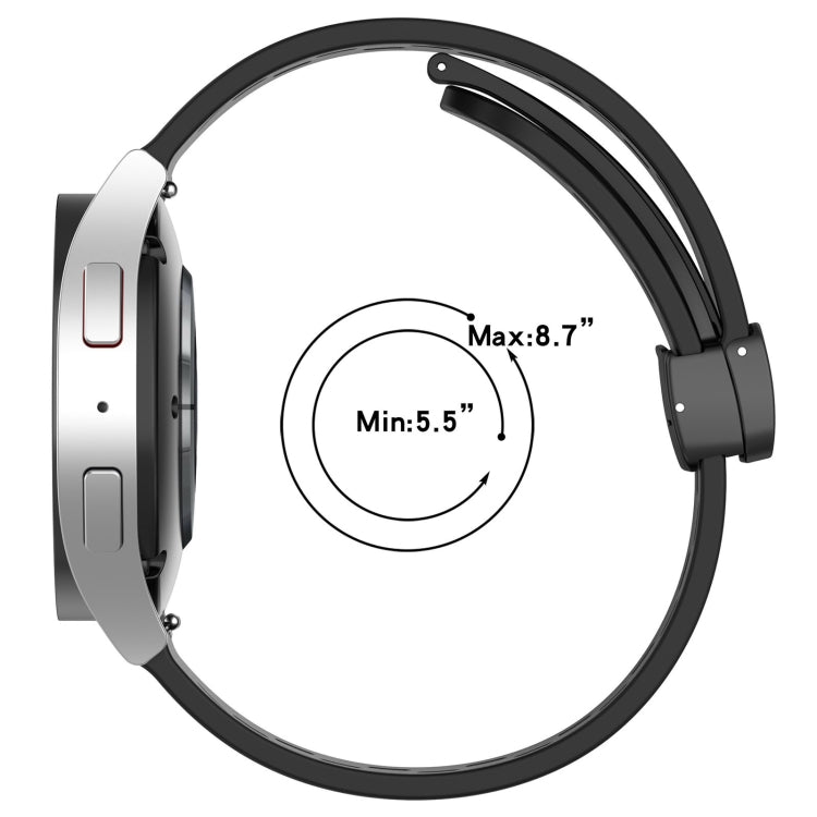 For Amazfit GTR 2e 22mm Folding Magnetic Clasp Silicone Watch Band(Water Duck) - free shipping - PMC Jewellery - Order now!
