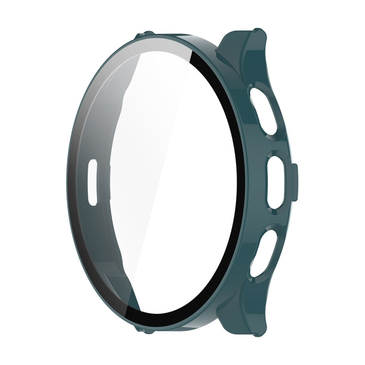 Compatible with Garmin Venu 3S ENKAY Hat-Prince Full Coverage PC + Tempered Glass Film Integrated Watch Case(Dark Green)