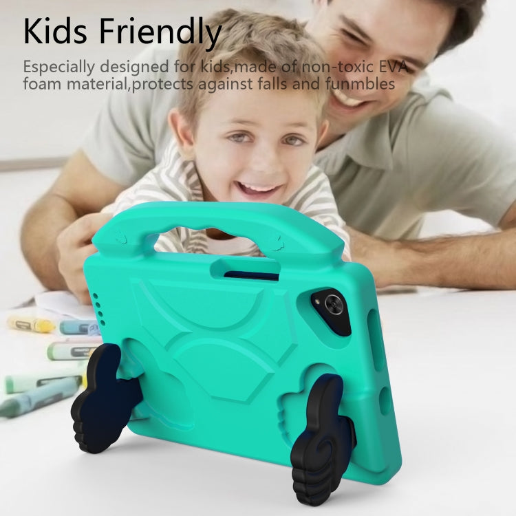 For Samsung Galaxy Tab A9 X110 Thumb Bracket EVA Shockproof Tablet Case(Glacial Green) - free shipping - PMC Jewellery - Order now!