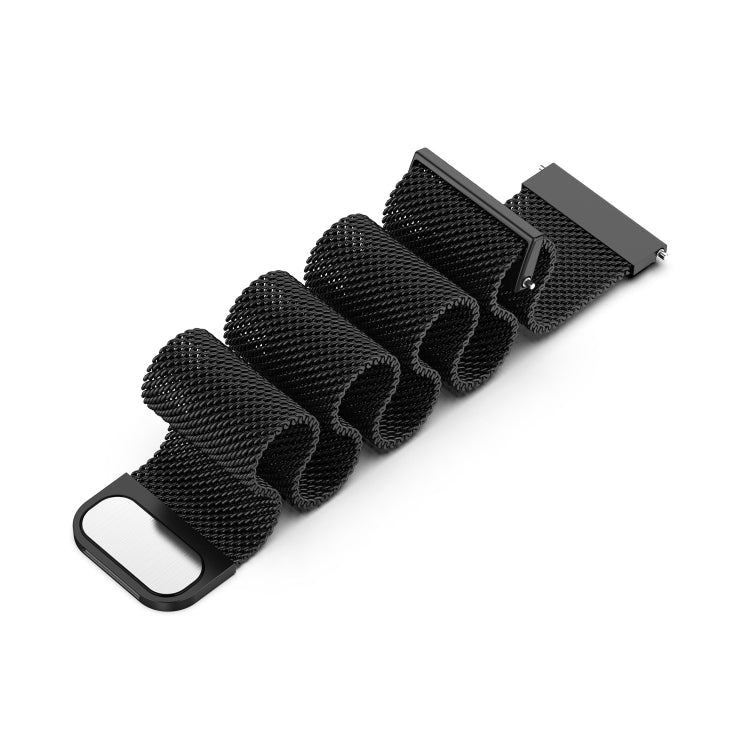 For Huawei Watch GT4 41mm Milan Magnetic Steel Mesh Watch Band(Black)