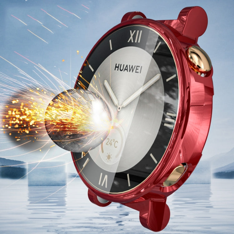 For Huawei Watch GT 4 41mm TPU All-Inclusive Watch Protective Case(Red) - Watch Cases by PMC TechLife | Online Shopping South Africa | PMC TechLife