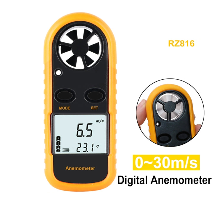 GM816 Handheld Digital Anemometer Wind Speed Meter