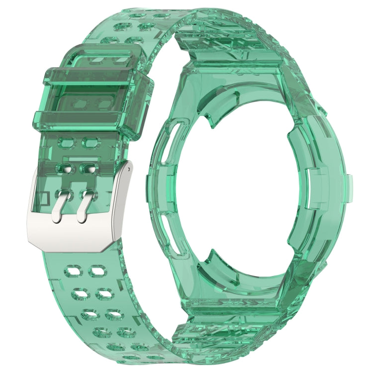For Samsung Galaxy Watch6 Classic 43mm R950 Glacier TPU Integrated Watch Band(Green)