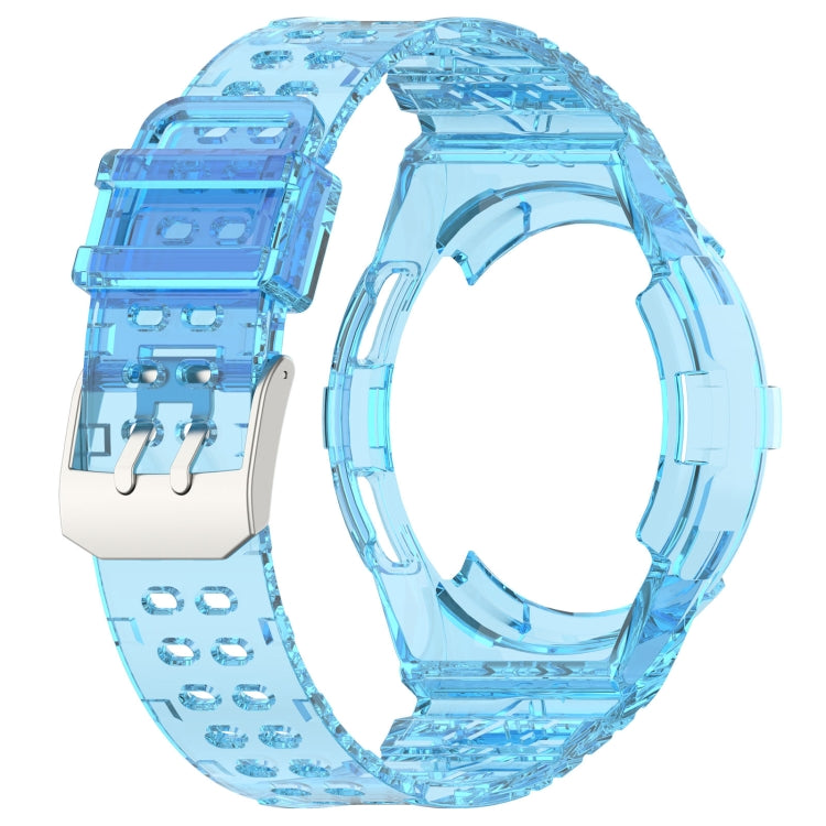 For Samsung Galaxy Watch6 Classic 47mm R960 Glacier TPU Integrated Watch Band(Blue)