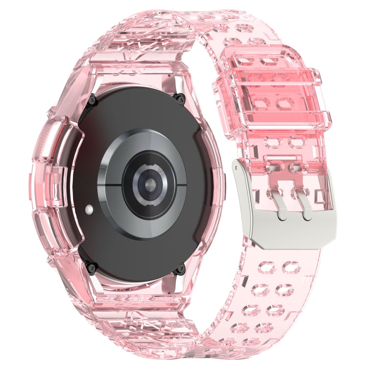 For Samsung Galaxy Watch6 Classic 47mm R960 Glacier TPU Integrated Watch Band(Pink)