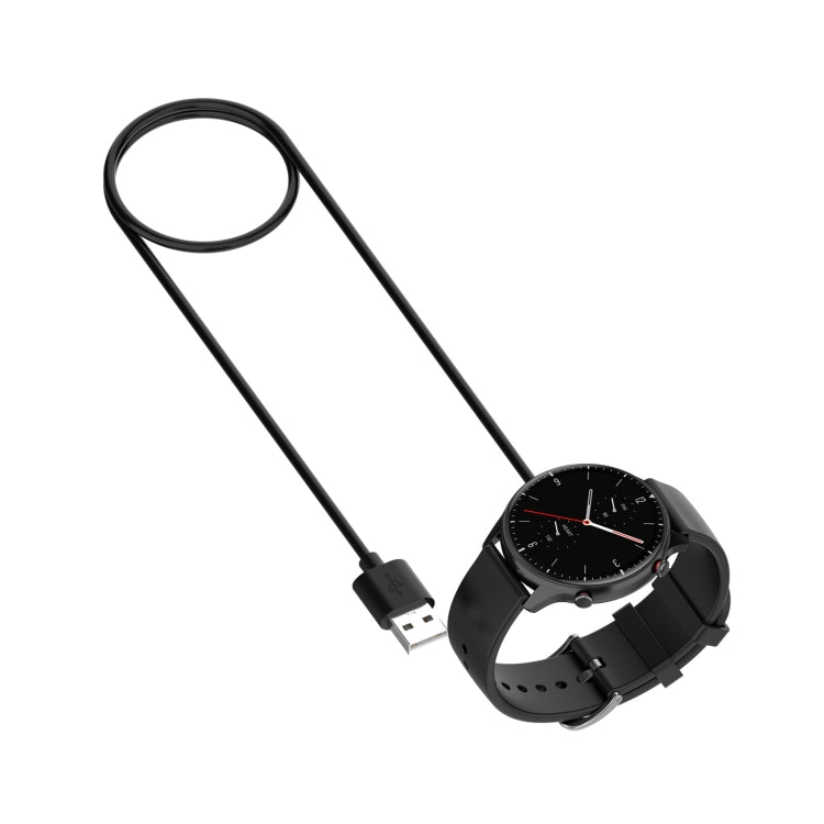 For Amazfit Active Smart Watch 1m Magnetic Charging Cable(Black) - Charger by PMC TechLife | Online Shopping South Africa | PMC TechLife