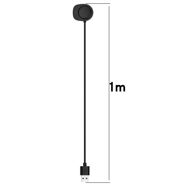 For Amazfit Balance A2286 Smart Watch Magnetic Suction Charging Wire Charger(Black) - Charger by PMC Jewellery | Online Shopping South Africa | PMC Jewellery | Buy Now Pay Later Mobicred