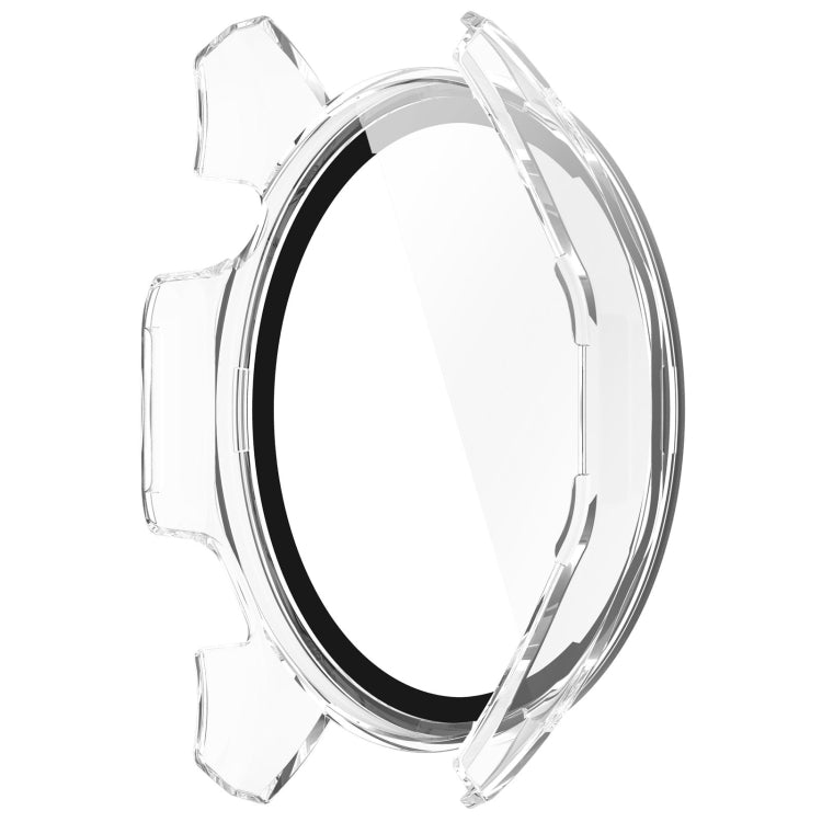 For Huawei Watch GT 4 46mm PC + Tempered Glass Integrated Watch Protective Case with Graduated Dial(Transparent)