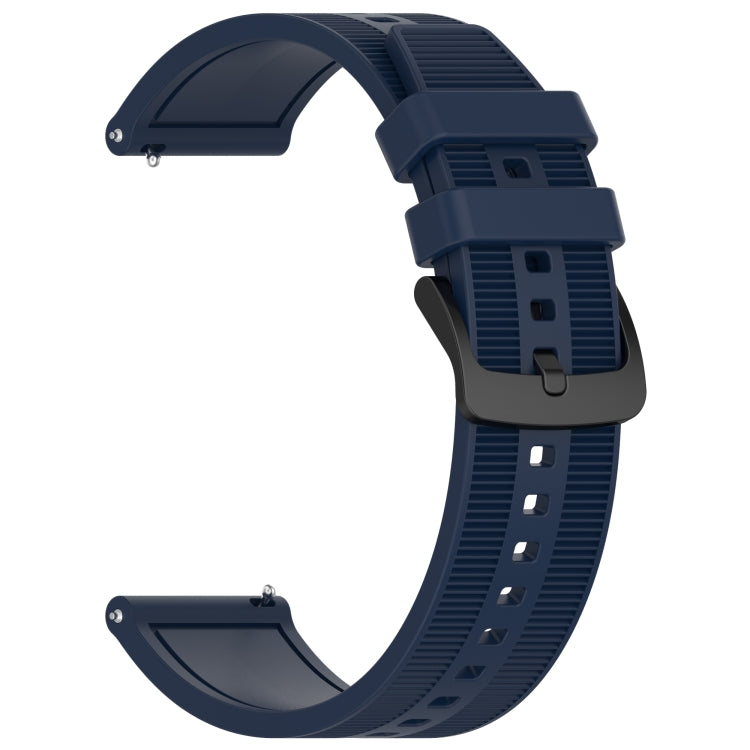 For Huawei Watch GT3 Pro 46mm 22mm Textured Silicone Solid Color Watch Band(Midnight Blue)