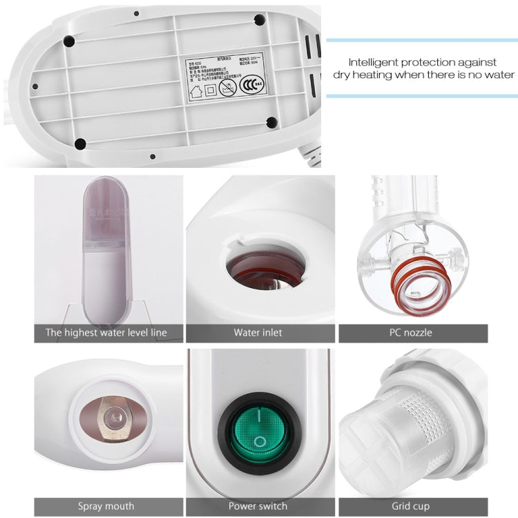 K-SKIN K33S Facial Steamer Machine Hot Mist Face Sprayer Nano Sprayer SPA Steaming Deep Clean Face Massage Care Tools For Home - free shipping - PMC Jewellery - Order now!
