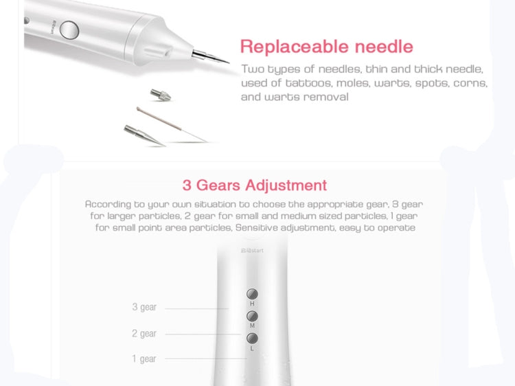 K-SKIN KD306 Laser Spotting Machine Plasma Pen Dark Eyelash Remover for Facial Spasm Removal Tattoo Skin Care(White) - free shipping - PMC Jewellery - Order now!