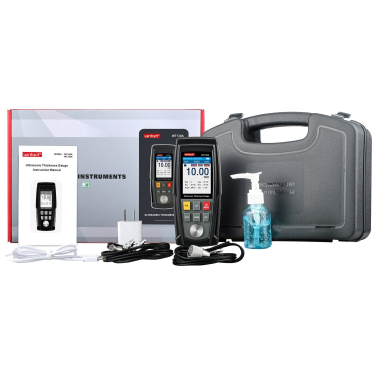 Wintact WT130A Digital Ultrasonic Thickness Gauge Meter Tester USB Charging Digital Thickness Metal Tester High Precision - free shipping - PMC Jewellery - Order now!