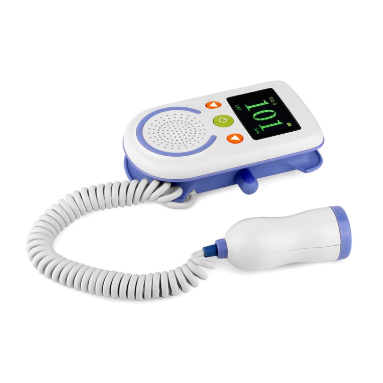 A100D Digital Fetal Doppler Ultrasound Sound Baby Heartbeat Detector Monitor Rechargeable Prenatal Pocket Fetal Doppler Stethoscope