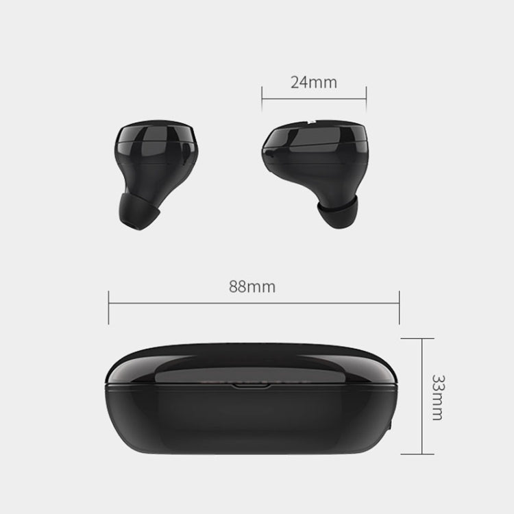 OneDer W12 Wireless Earphone with Water-resistant IPX5 HD Stereo Sound TWS Bluetooth Earphone(White)