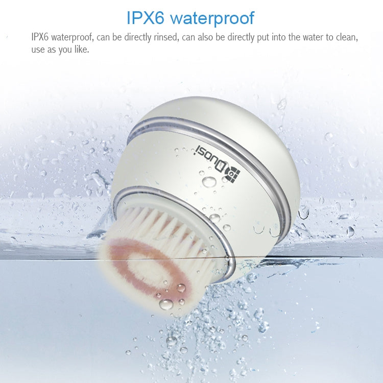 Duosi DY-103 USB Rechargeble Electric Facial Cleansing Brush Water-resistant Face Deep Pore Cleaning Massager Exfoliator Oil Dirt Blackhead Remove
