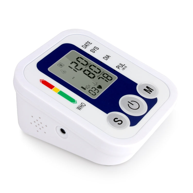 ZK-B02 Automatic Digital Upper Arm Blood Pressure Monitor Sphygmomanometer Pressure Gauge Heart Beat Rate Meter Tonometer Pulsometer