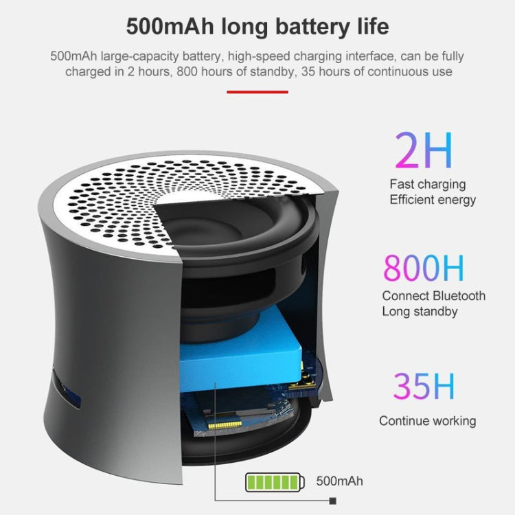 EWA A104 Bluetooth Speaker MP3 Player Portable Speaker Metallic USB Input MP3 Player Stereo Multimedia Speaker(Rose Gold) - free shipping - PMC Jewellery - Order now!