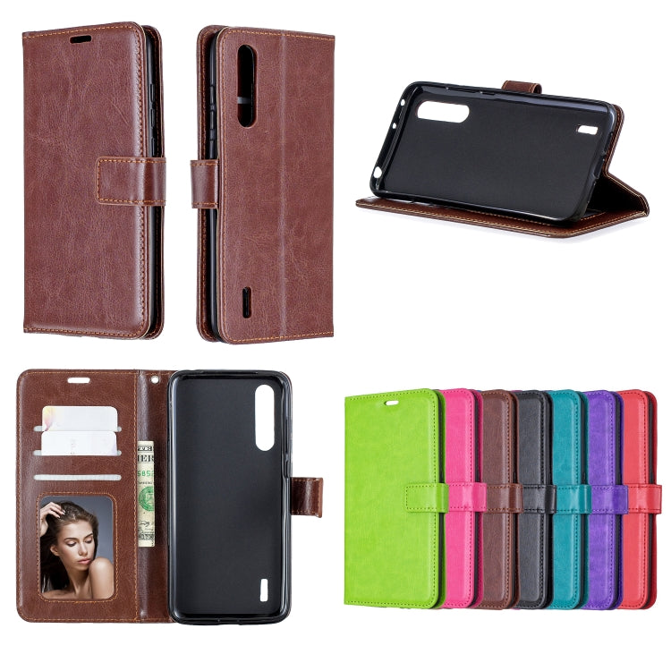 For Xiaomi Mi 9 Lite / CC9 Crazy Horse Texture Horizontal Flip Leather Case with Holder & Card Slots & Wallet & Photo Frame(Black) - Xiaomi Cases by PMC TechLife | Online Shopping South Africa | PMC TechLife