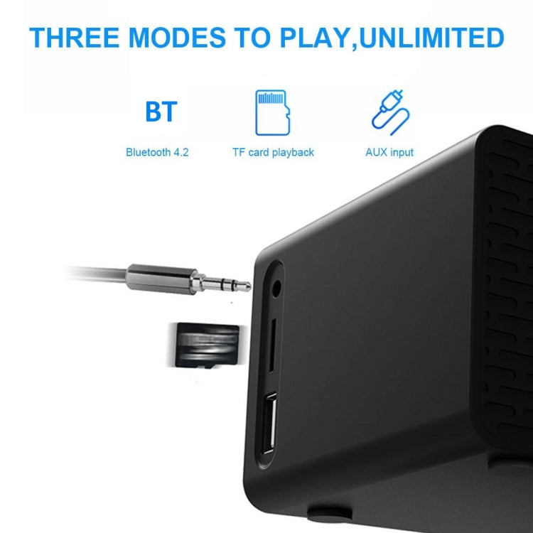 AEC BT508 Wireless Charging Bluetooth Speaker LED Alarm Clock Power Bank Three-In-One Speaker - free shipping - PMC Jewellery - Order now!