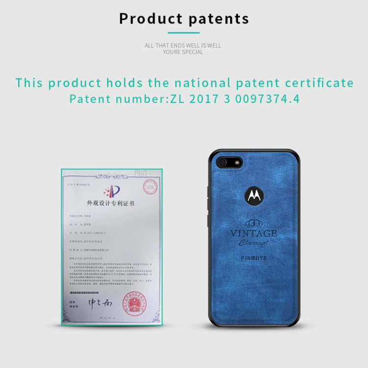 For Motorola Moto E6 Play PINWUYO Zun Series PC + TPU + Skin Waterproof And Anti-fall All-inclusive Protective Shell(Brown) - Motorola Cases by PINWUYO | Online Shopping South Africa | PMC Jewellery | Buy Now Pay Later Mobicred
