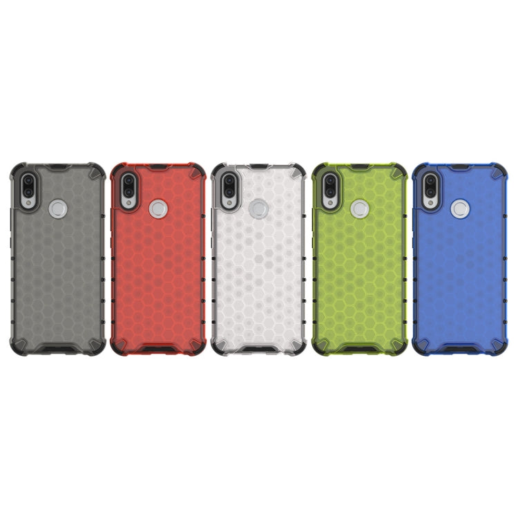 For Huawei Nova 3i Shockproof Honeycomb PC + TPU Case(Blue)