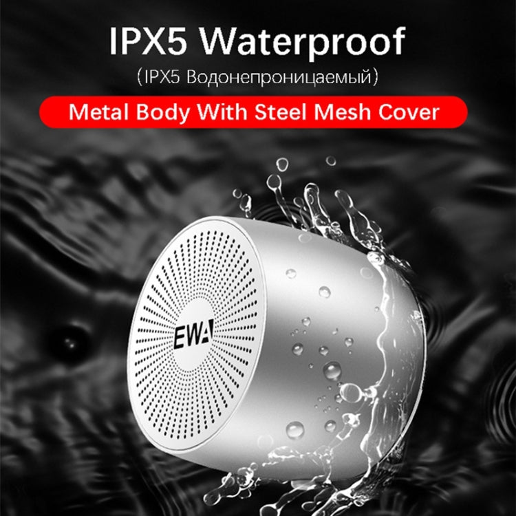 EWA A103 Portable Bluetooth Speaker Wireless Heavy Bass Bomm Box Subwoofer Phone Call Surround Sound Bluetooth Shower Speaker(Rose Gold) - free shipping - PMC Jewellery - Order now!