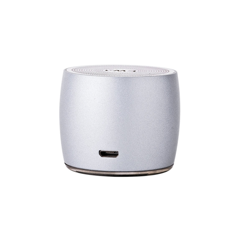 EWA A103 Portable Bluetooth Speaker Wireless Heavy Bass Bomm Box Subwoofer Phone Call Surround Sound Bluetooth Shower Speaker(Silver) - free shipping - PMC Jewellery - Order now!