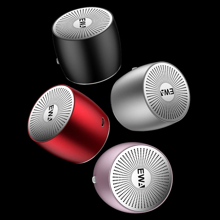 EWA A103 Portable Bluetooth Speaker Wireless Heavy Bass Bomm Box Subwoofer Phone Call Surround Sound Bluetooth Shower Speaker(Red) - free shipping - PMC Jewellery - Order now!