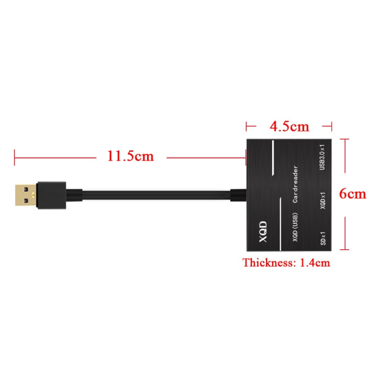 Onten 5212B USB3.0 To XQD + SD Card High-Speed Card Reader - by Onten | Online Shopping South Africa | PMC Jewellery | Buy Now Pay Later Mobicred