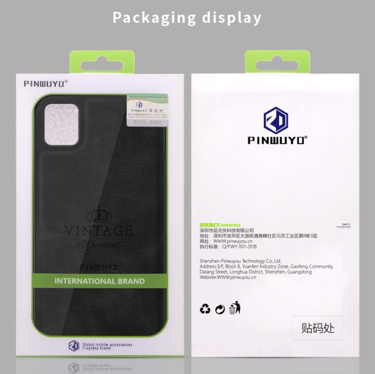 For Galaxy A81 / Note10 Lite PINWUYO Zun Series PC + TPU + Skin Waterproof And Anti-fall All-inclusive Protective Shell(Brown) - Galaxy Phone Cases by PINWUYO | Online Shopping South Africa | PMC TechLife | Buy Now Pay Later Mobicred