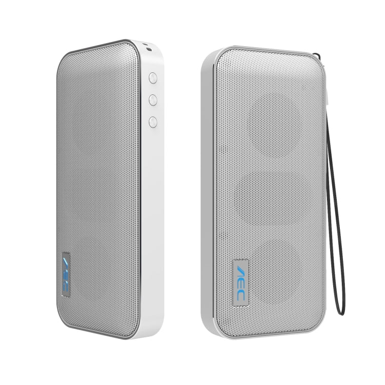 AEC BT-205 Portable Wireless Bluetooth Speaker Stereo Music Loudspeaker Built-in Microphone, Support TF Card(White) - free shipping - PMC Jewellery - Order now!