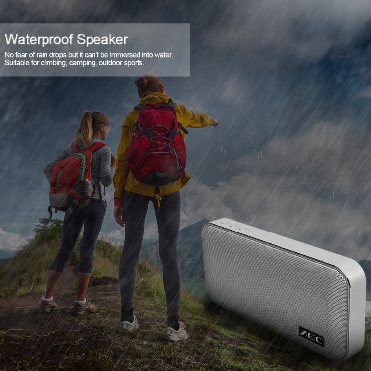 AEC BT-205 Portable Wireless Bluetooth Speaker Stereo Music Loudspeaker Built-in Microphone, Support TF Card(White) - free shipping - PMC Jewellery - Order now!