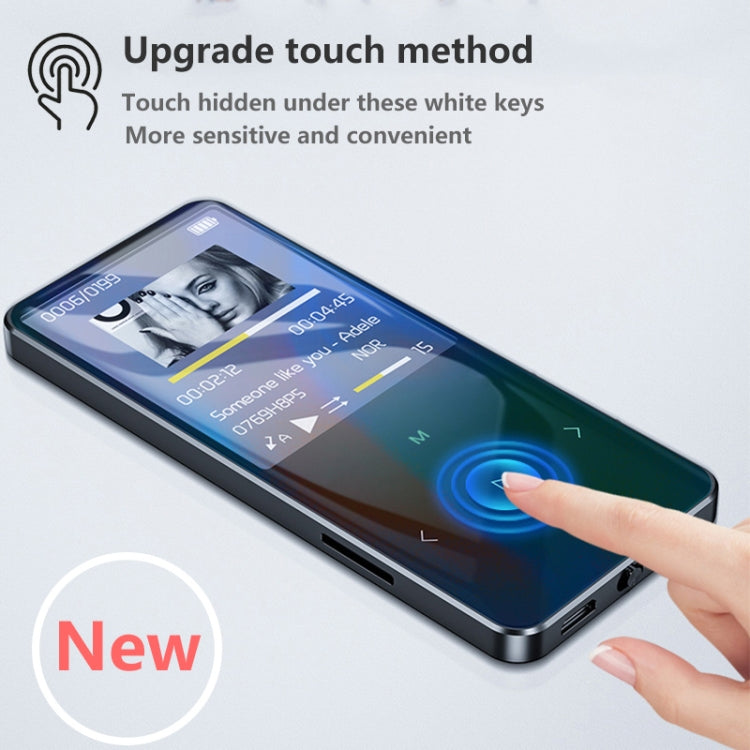 X2 16GB 1.8 inch Touch Screen Metal Bluetooth MP3 MP4 Hifi Sound Music Player (Black) - free shipping - PMC Jewellery - Order now!
