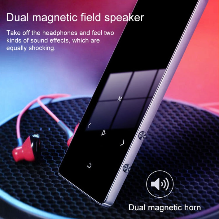 X2 16GB 1.8 inch Touch Screen Metal Bluetooth MP3 MP4 Hifi Sound Music Player (Black) - free shipping - PMC Jewellery - Order now!