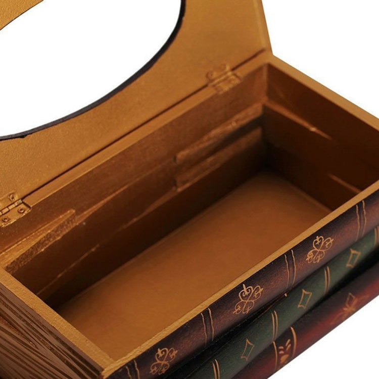 Retro Hand Drawn Book Style Tissue Box Case(Blue) - free shipping - PMC Jewellery - Order now!