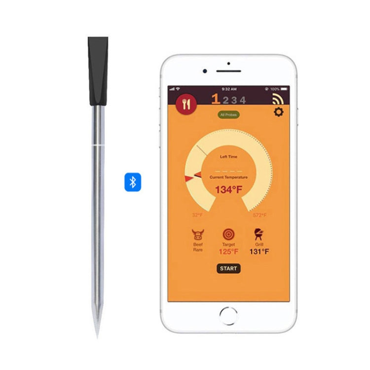 BBQ Kitchen Wireless Bluetooth Smart Food Oven Thermometer - free shipping - PMC Jewellery - Order now!