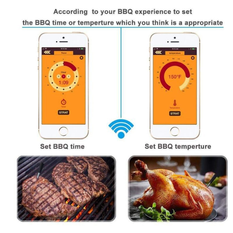 BBQ Kitchen Wireless Bluetooth Smart Food Oven Thermometer - free shipping - PMC Jewellery - Order now!