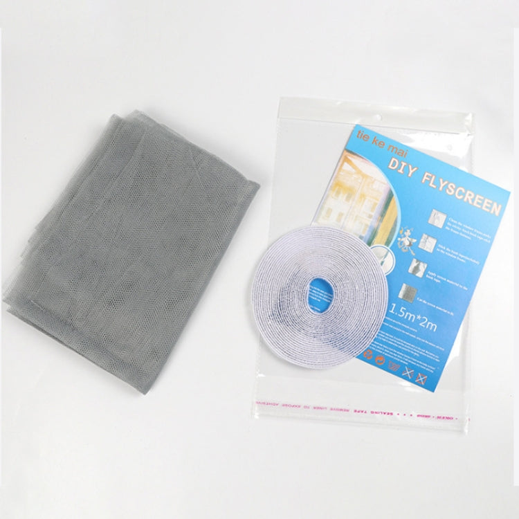 Fly Bug Mosquito Net Door Window Net Netting Mesh Screen Curtain Protector Flyscreen Insect DIY, Size:1.3x1.5m(Black) - free shipping - PMC Jewellery - Order now!