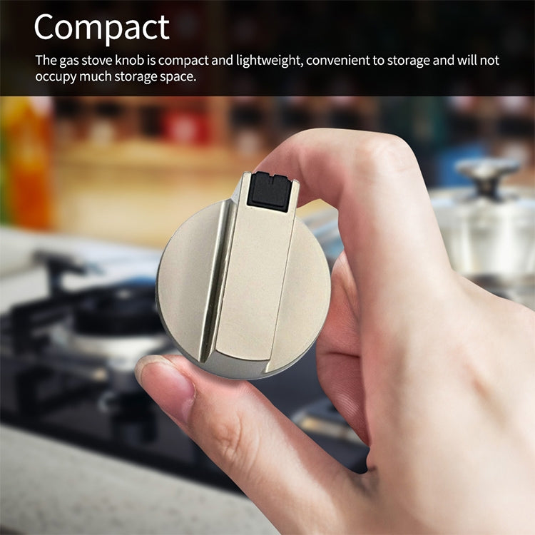 2 PCS Universal Metal Rotary Switch Control Knobs Replacement Accessories for Home Kitchen Gas Stove, Size:Shaft Diameter 6mm - Cooktop Parts by PMC Jewellery | Online Shopping South Africa | PMC Jewellery | Buy Now Pay Later Mobicred
