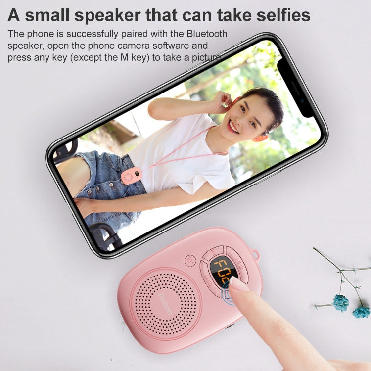 Rolton E200 Mobile Phone Wireless Bluetooth Speaker Mini Portable Outdoor Small Audio Subwoofer Speaker(Pink) - Mini Speaker by Rolton | Online Shopping South Africa | PMC Jewellery | Buy Now Pay Later Mobicred