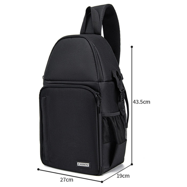 CADeN D15 Messenger Single Shoulder Multifunction Open Cover Photography Backpack Outdoor Leisure SLR Camera Backpack - free shipping - PMC Jewellery - Order now!