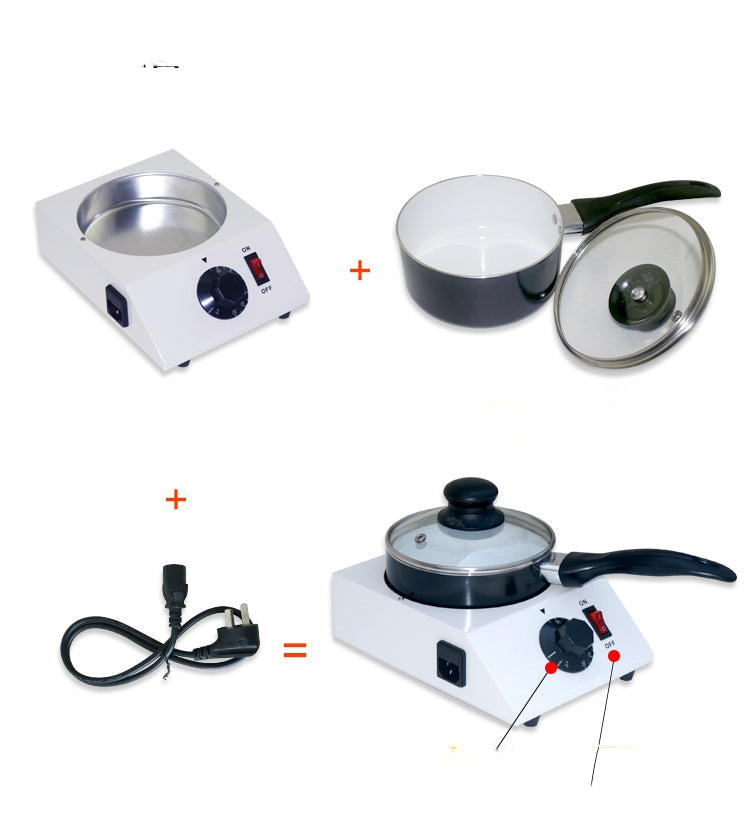 Chocolate Melting Machine With Adjustable Thermostat Melting Wax Machine, Size:29x22x19cm(White) - free shipping - PMC Jewellery - Order now!