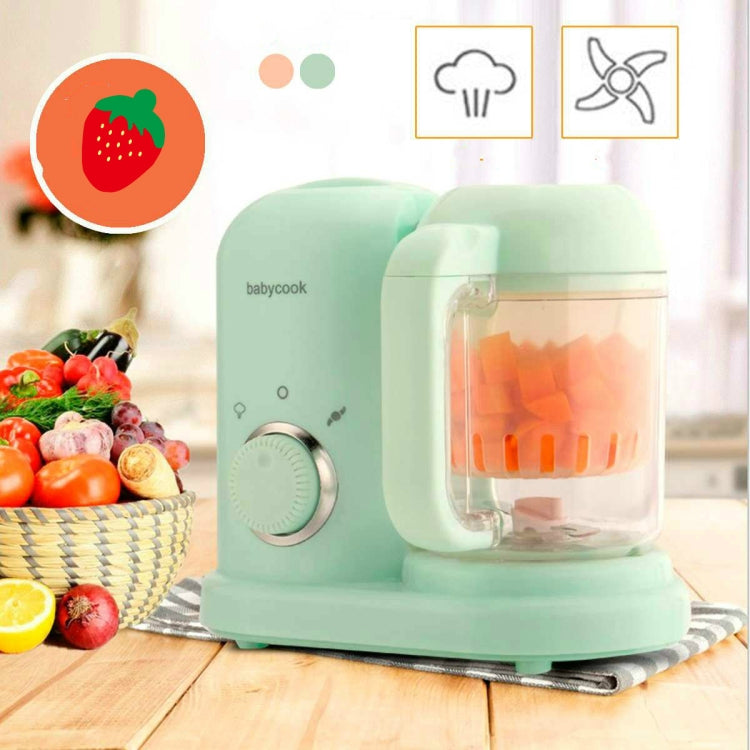 Multifunction Baby Food Cooking Maker Steamer Mixing Grinder Food Supplementary Machine EU Plug(Green)