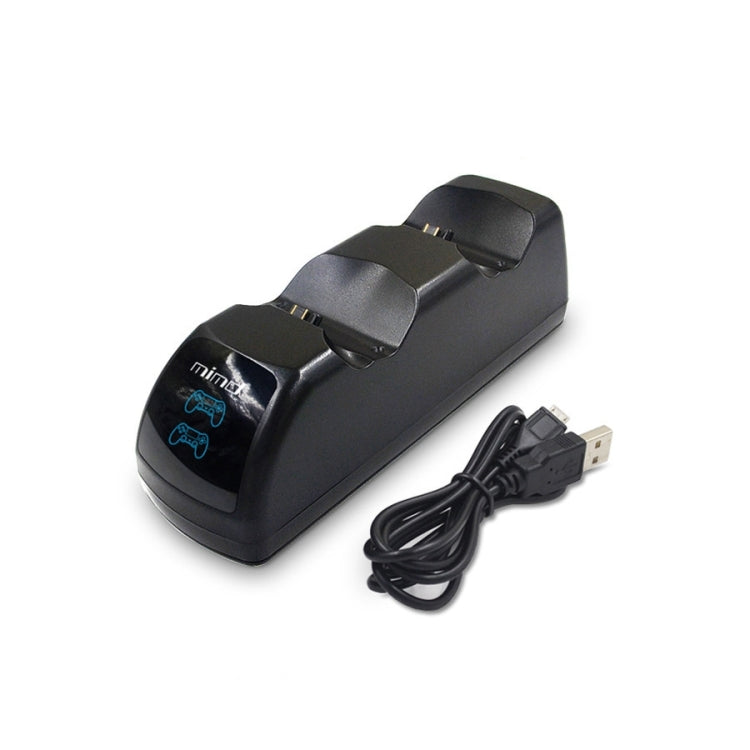 USB Dual Charger Dock Station with LED Indicator for PS4 Wireless Controller(Black) - free shipping - PMC Jewellery - Order now!