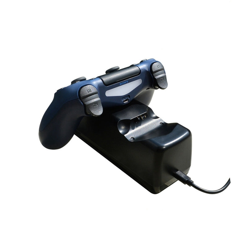 USB Dual Charger Dock Station with LED Indicator for PS4 Wireless Controller(Black) - free shipping - PMC Jewellery - Order now!