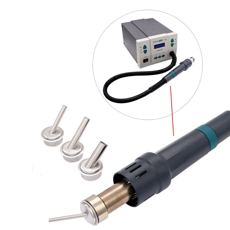6 In 1 Quick Off 861DW Hot Air Gun Oblique Mouth Nozzle - free shipping - PMC Jewellery - Order now!