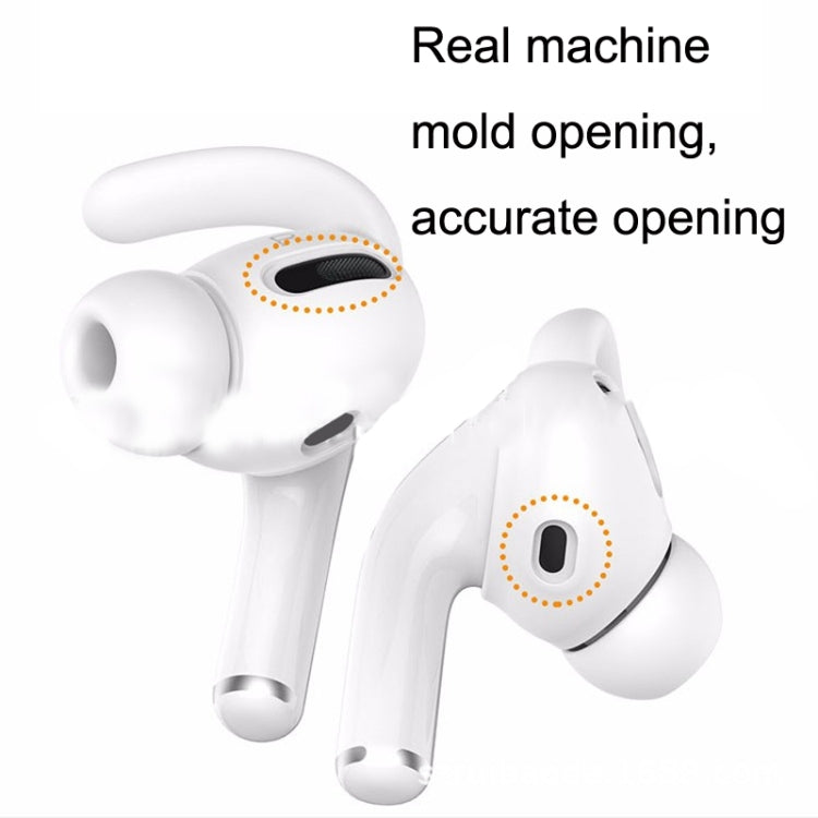 30PCS Ultra-thin Earphone Ear Caps For Apple Airpods Pro(White)